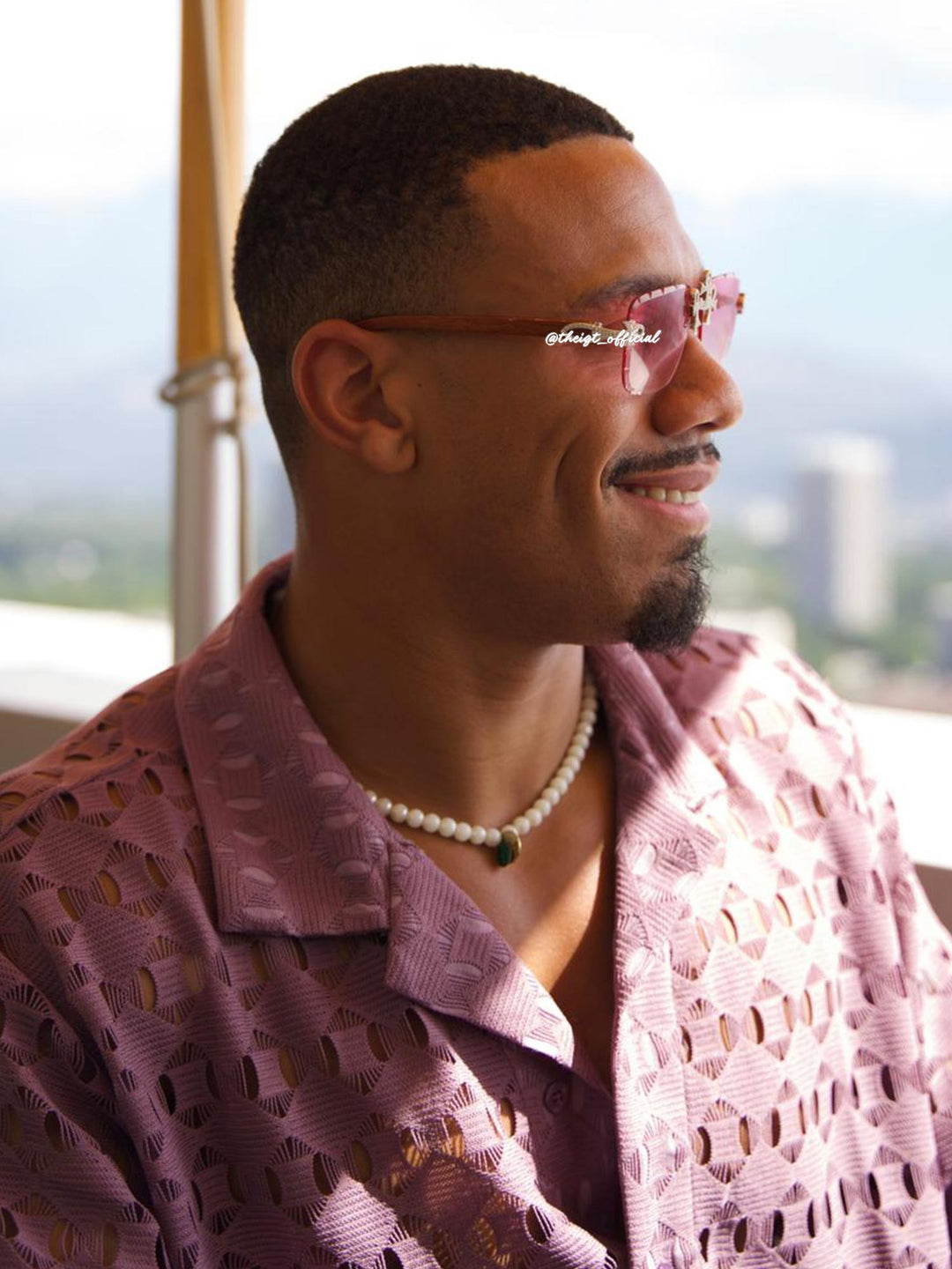 Fleuree Moissanite Sunglasses In Yellow Gold