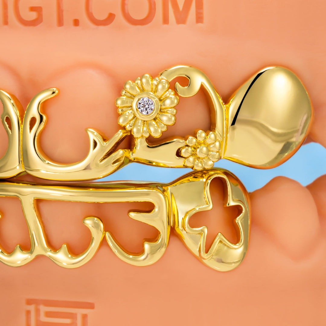 Floral Cut-Out Grillz