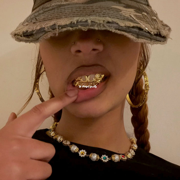 Floral Cut-Out Grillz