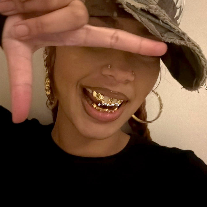 Floral Cut-Out Grillz