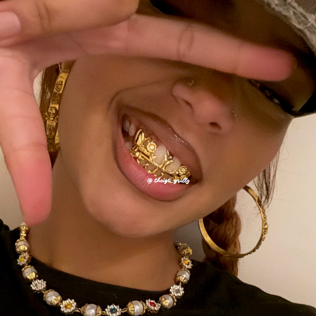 Floral Cut-Out Grillz