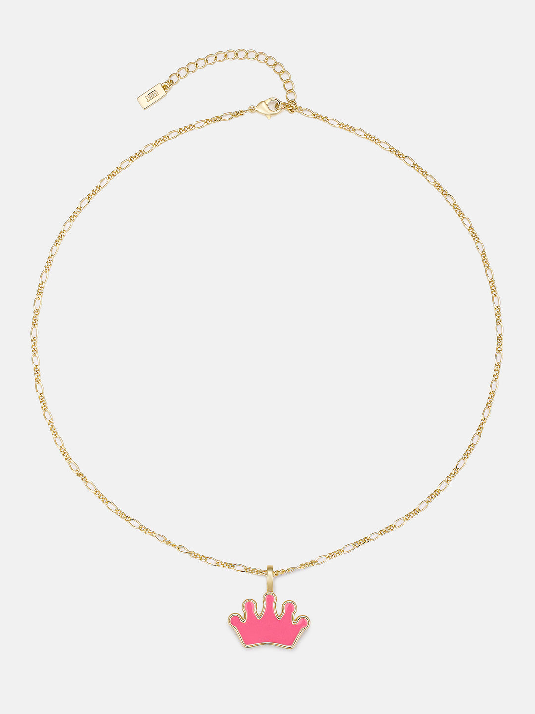 Fluid Enamel Crown Necklace