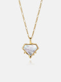 Fluid White Fritillaria Diamond Necklace