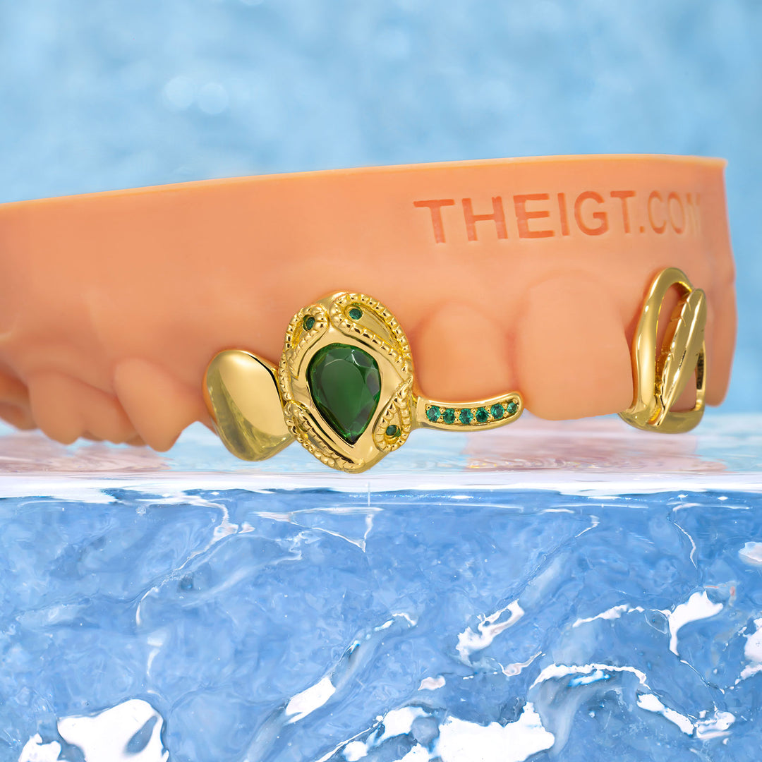 Flush Set Feather Open Grillz