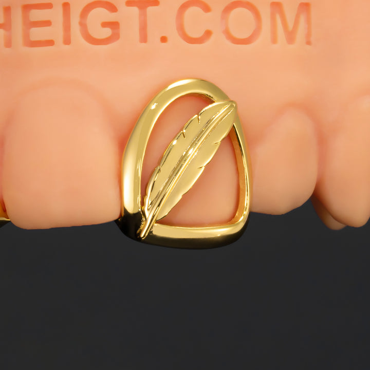 Flush Set Feather Open Grillz