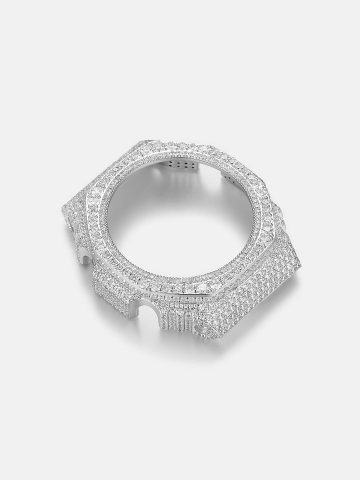 GM GBM 2100 Big Pointer Moissanite Iced Bezel