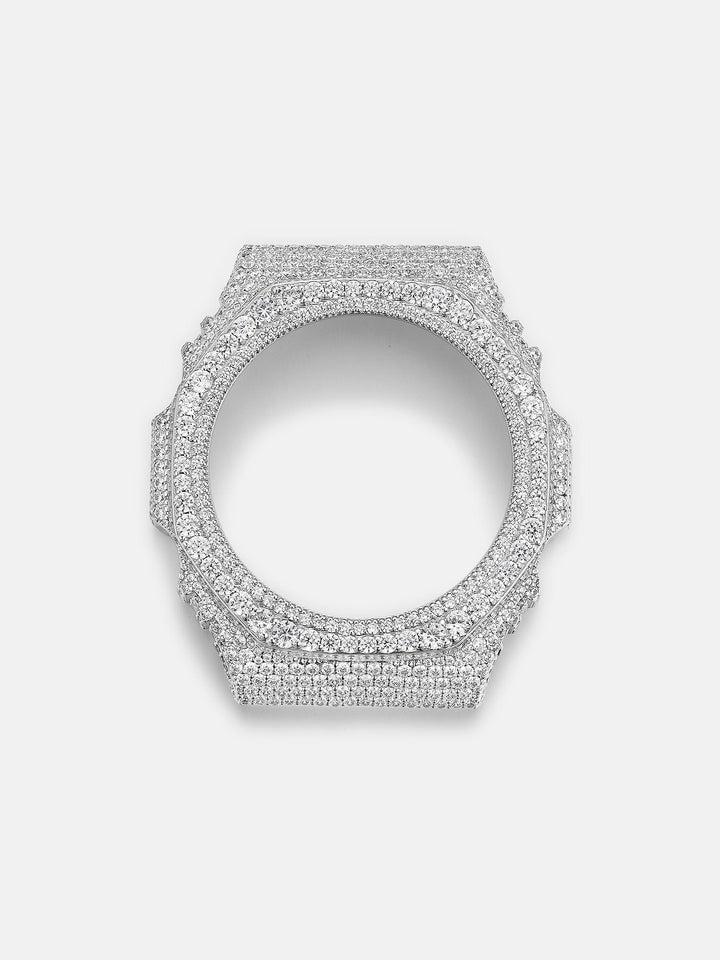 GM GBM 2100 Big Pointer Moissanite Iced Bezel