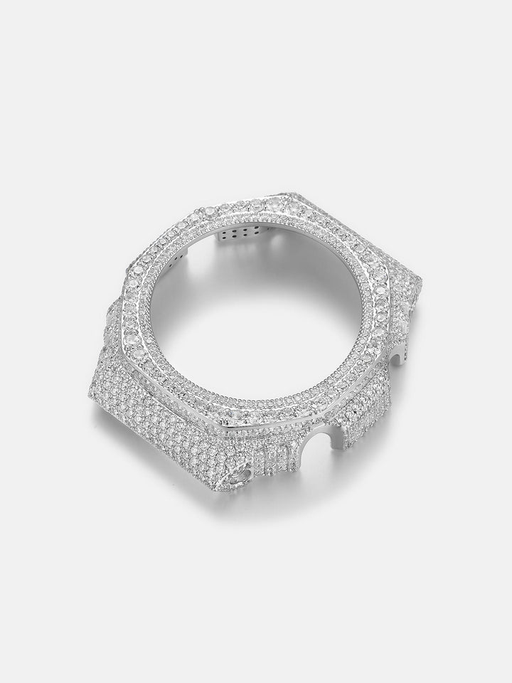 GM GBM 2100 Big Pointer Moissanite Iced Bezel