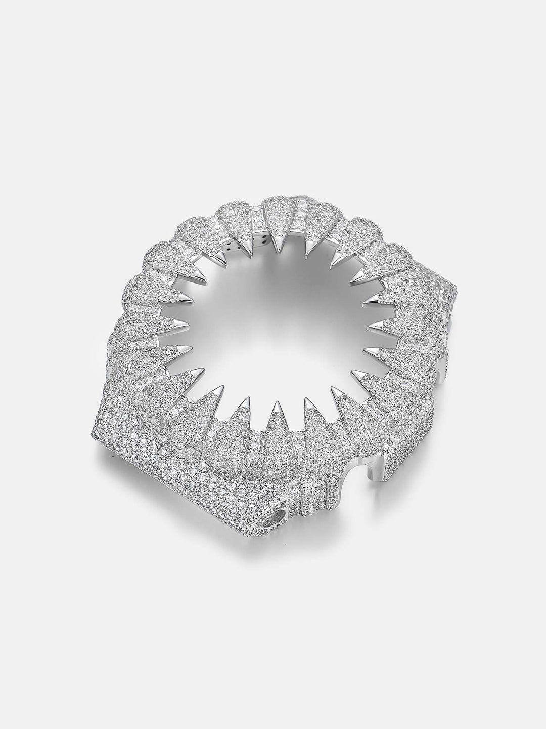 GM GBM 2100 Fang Moissanite Iced Out Bezel