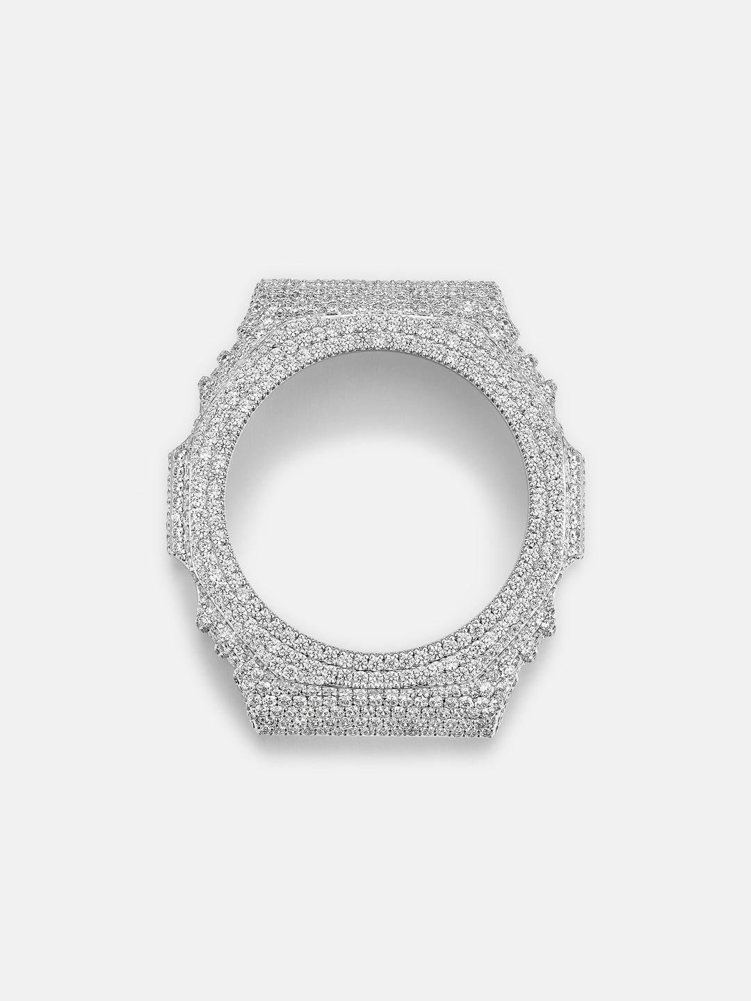 GM GBM 2100 Iced Out Moissanite Bezel