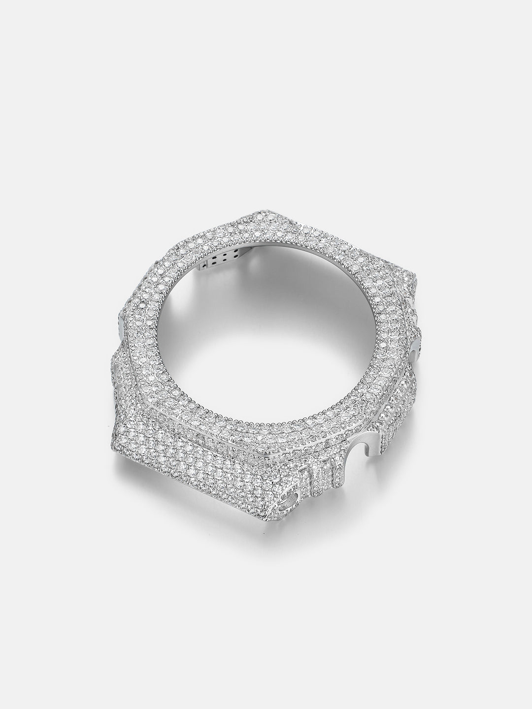 GM GBM 2100 Iced Out Moissanite Bezel