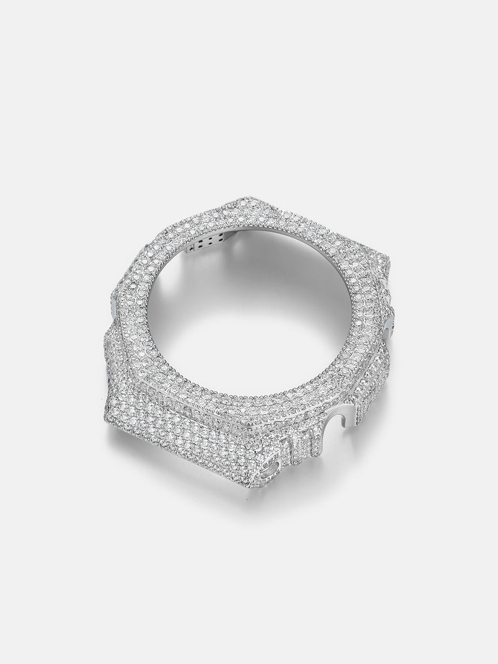 GM GBM 2100 Iced Out Moissanite Bezel