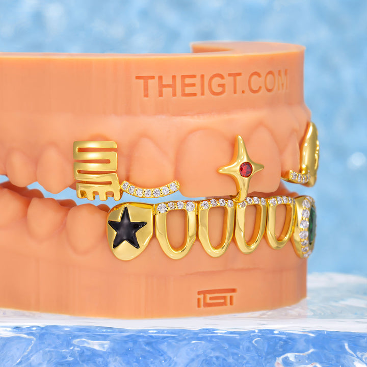 Ghana Tips & Star Open Face Grillz