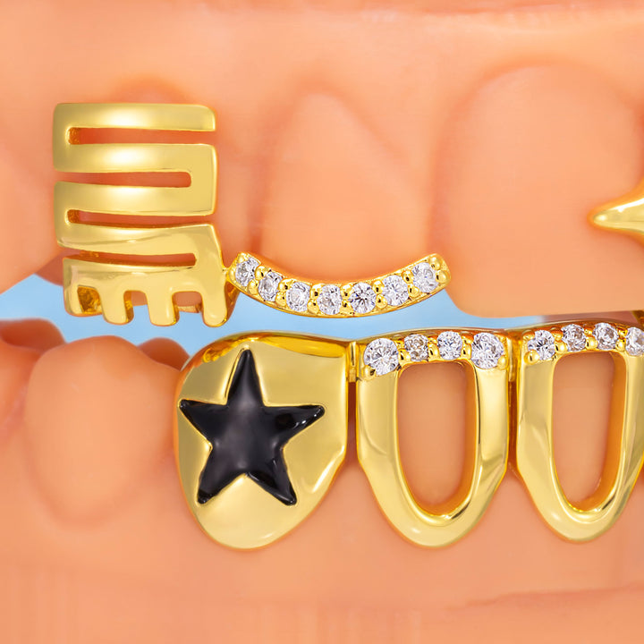 Ghana Tips & Star Open Face Grillz