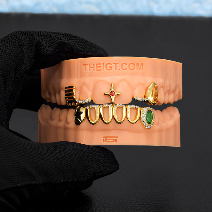 Ghana Tips & Star Open Face Grillz