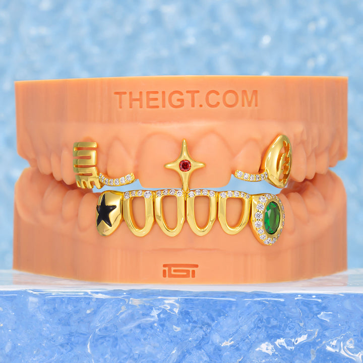 Ghana Tips & Star Open Face Grillz