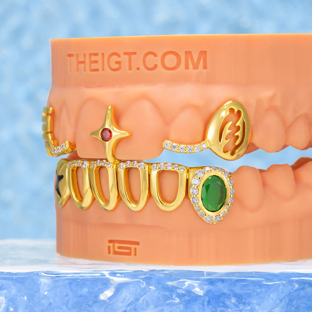 Ghana Tips & Star Open Face Grillz