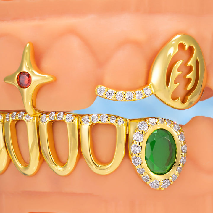 Ghana Tips & Star Open Face Grillz