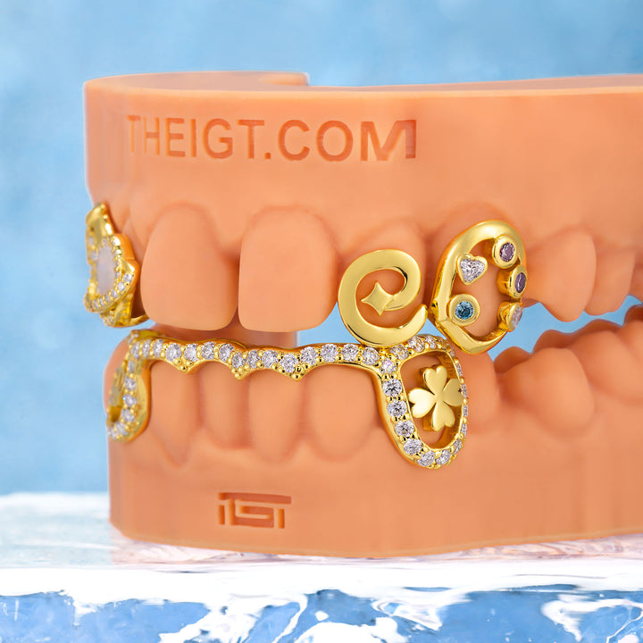 Globe Crown & Clover Grillz