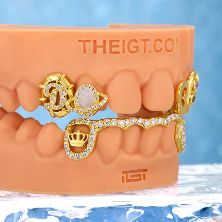 Globe Crown & Clover Grillz