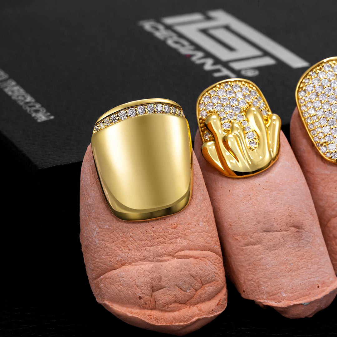 Gold Drip Hybrid Nail Set