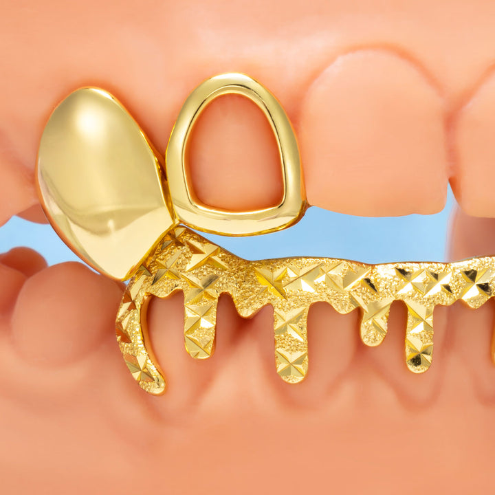 Gothic Cross & Drip Grillz