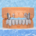 Gothic Cross & Full lce Grillz
