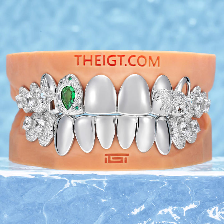 Green Drop Panther Grillz