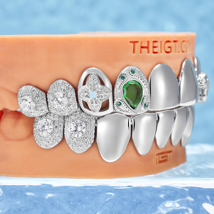 Green Drop Panther Grillz