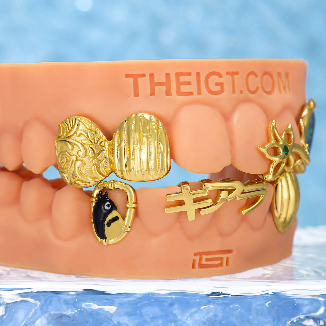 Green Opal Bamboo Grillz