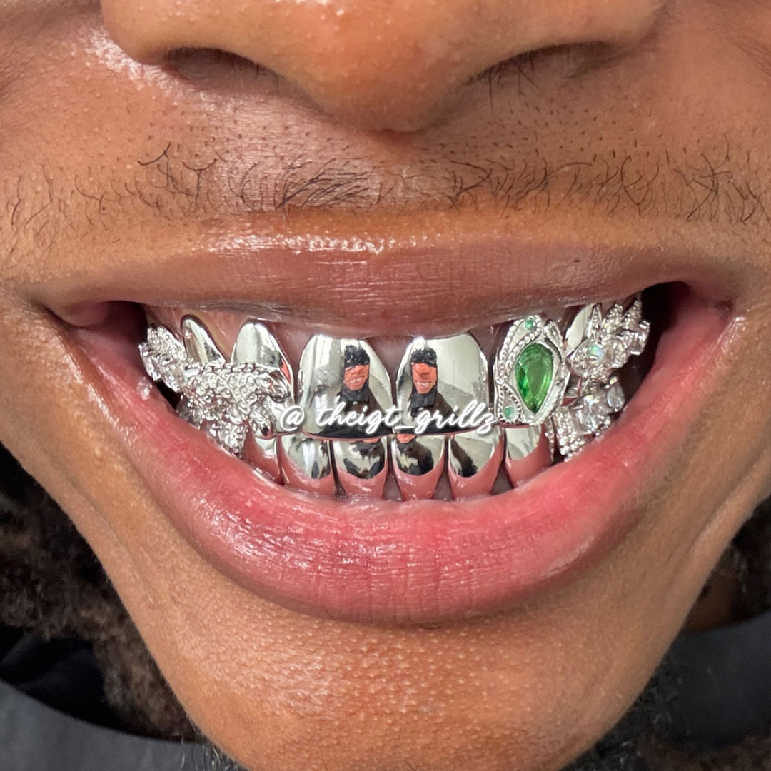 Green Drop Panther Grillz