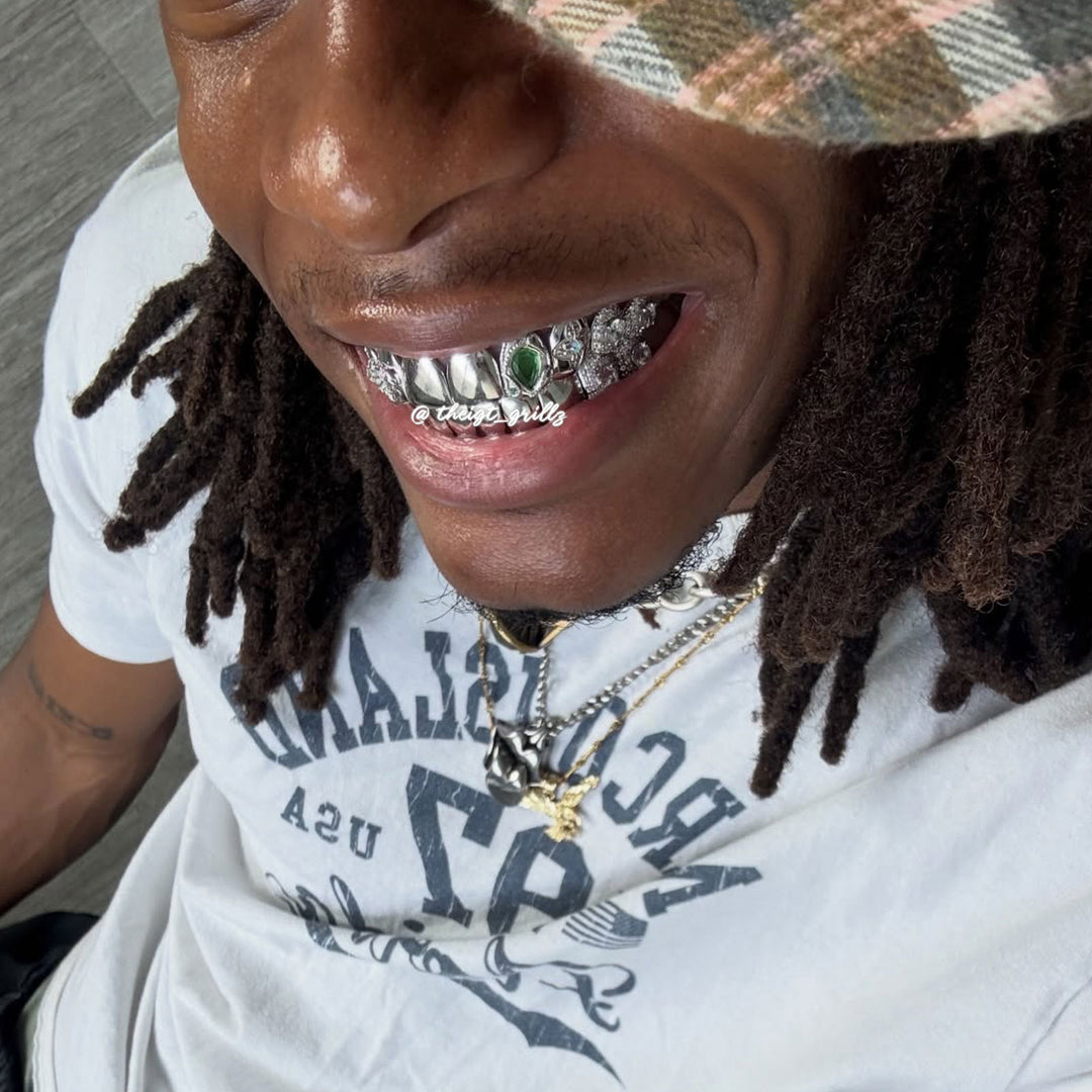 Green Drop Panther Grillz