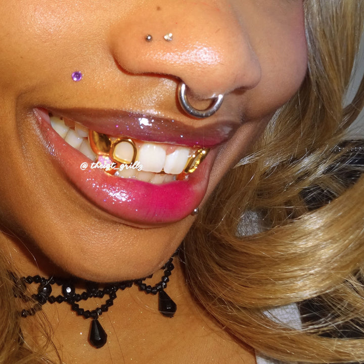 Heart Opal Bridge Grillz