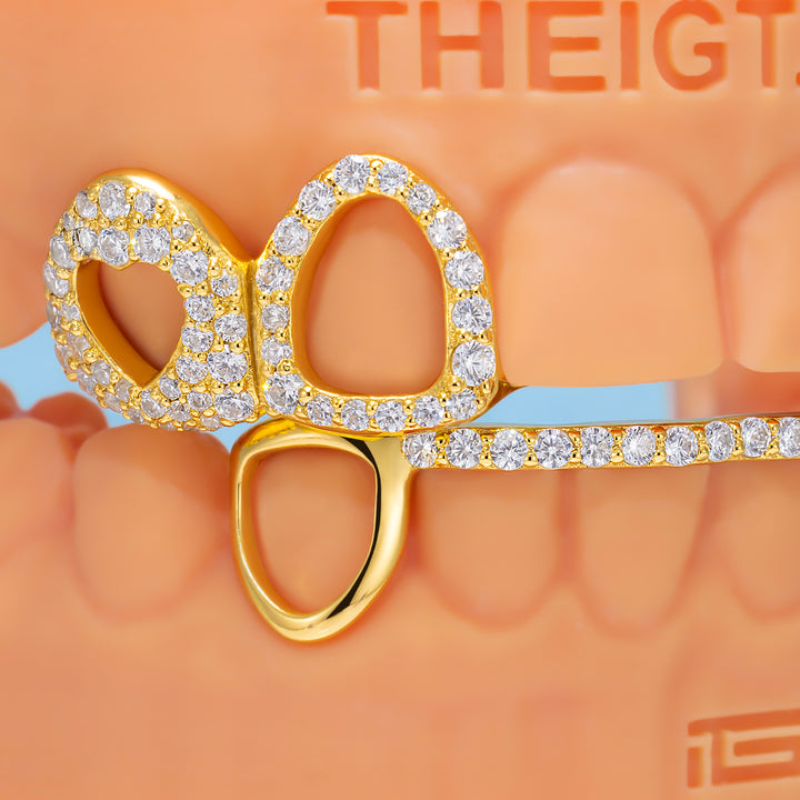 "Heart & Star" Iced Open-Face Grillz