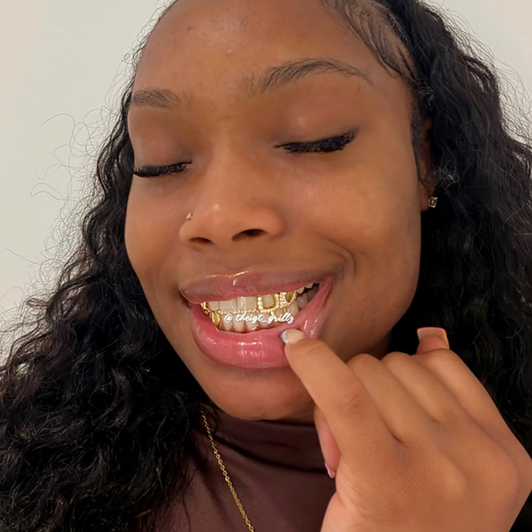 "Heart & Star" Iced Open-Face Grillz