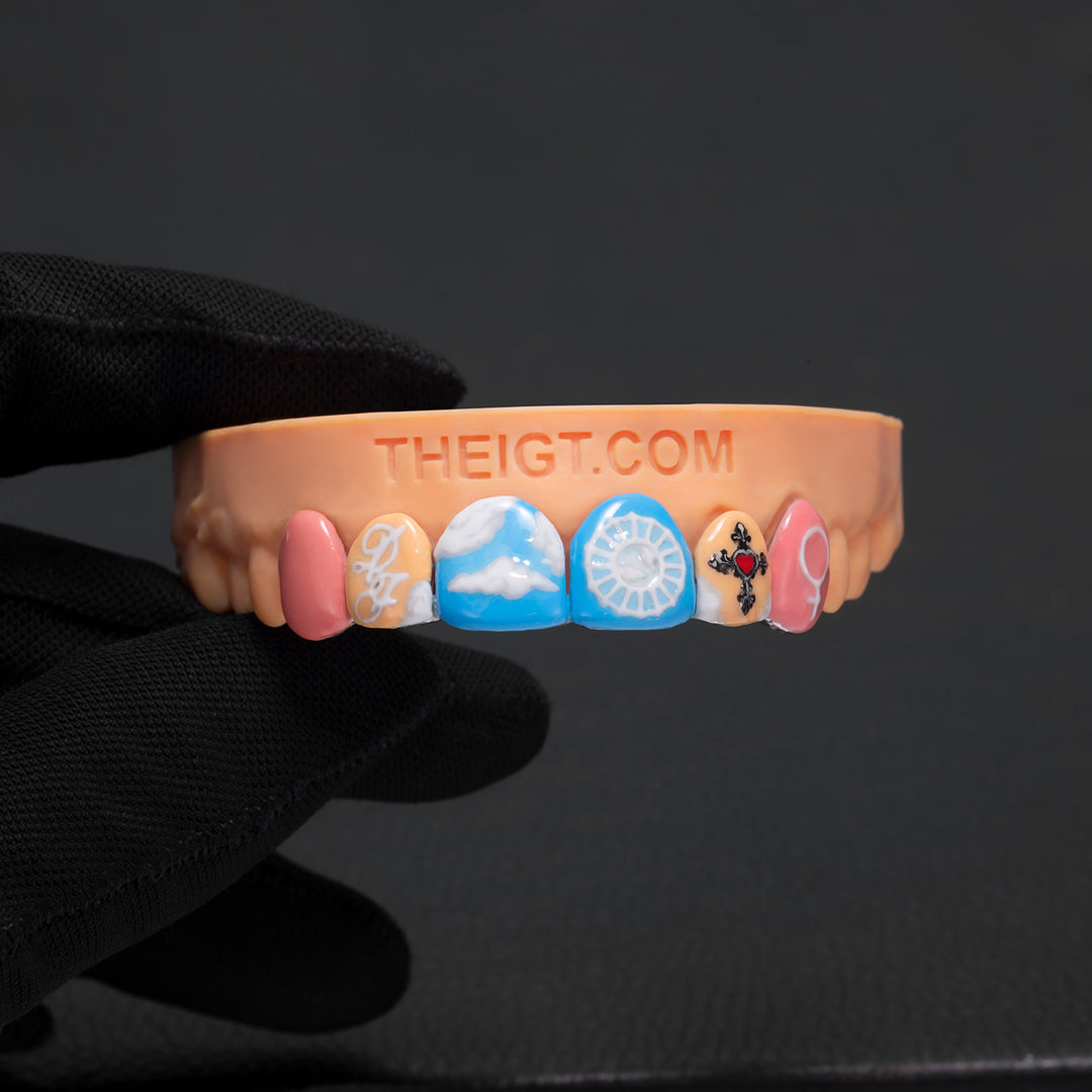 "Heavenly Muse" Sky & Symbol Grillz