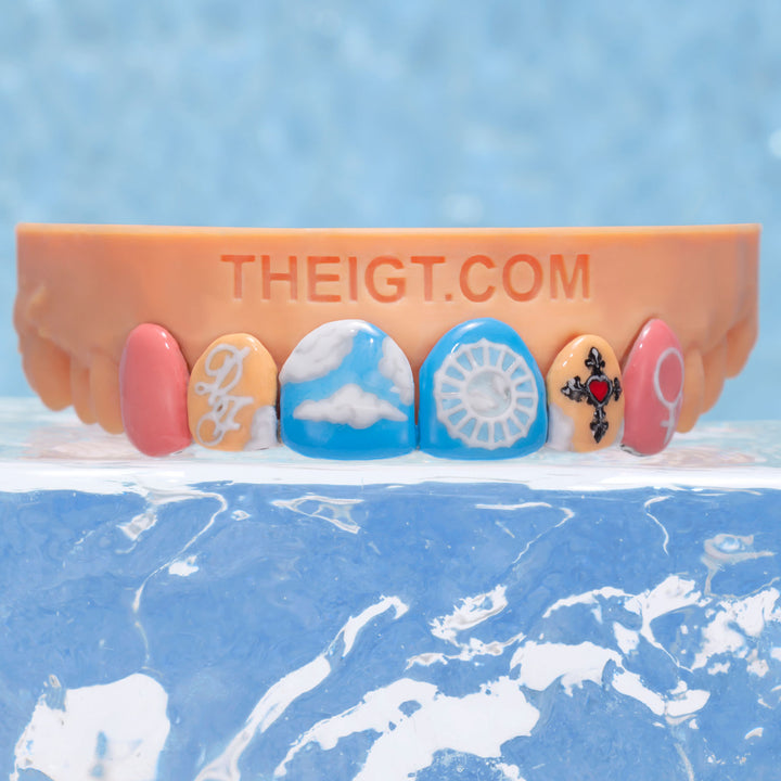 "Heavenly Muse" Sky & Symbol Grillz