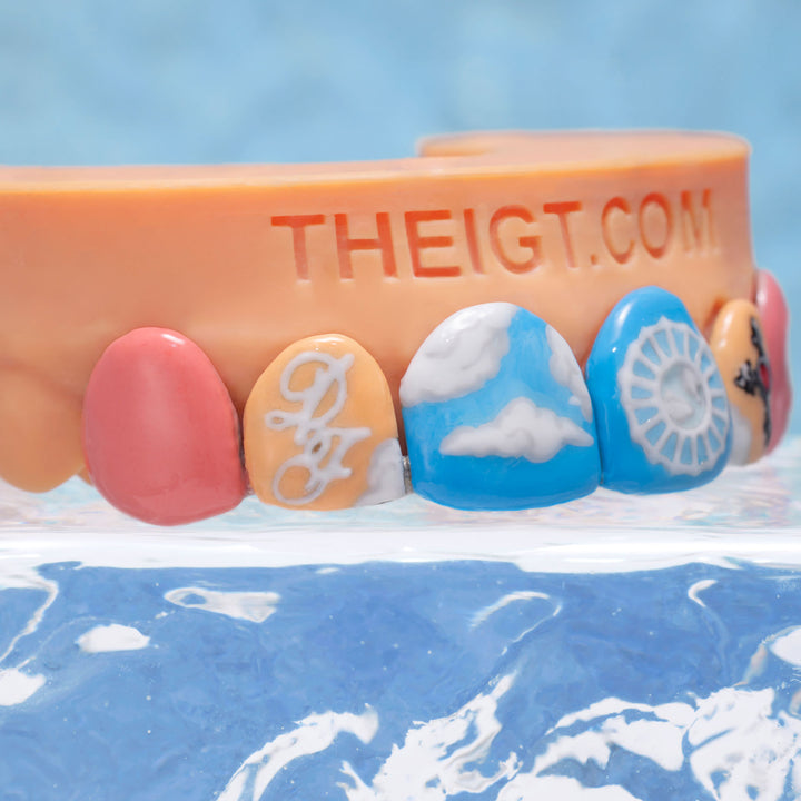 "Heavenly Muse" Sky & Symbol Grillz