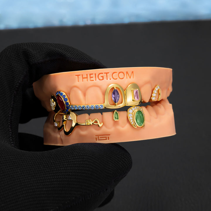 "Iced Bridge" Textured Custom Grillz