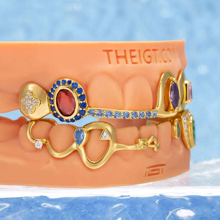 "Iced Bridge" Textured Custom Grillz