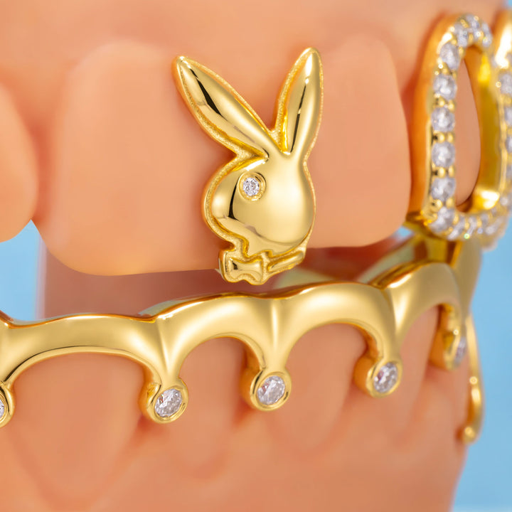 "Iced Bunny" Heart Grillz