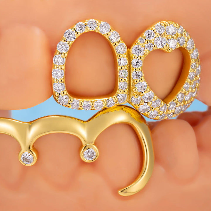 "Iced Bunny" Heart Grillz