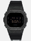 Iced Out Black Moissanite Bezel For DW-5600UBB Watch