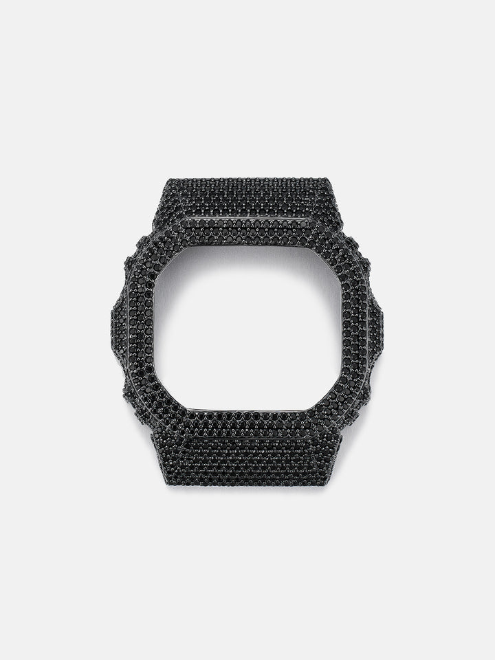 Iced Out Black Moissanite Bezel For DW-5600UBB Watch