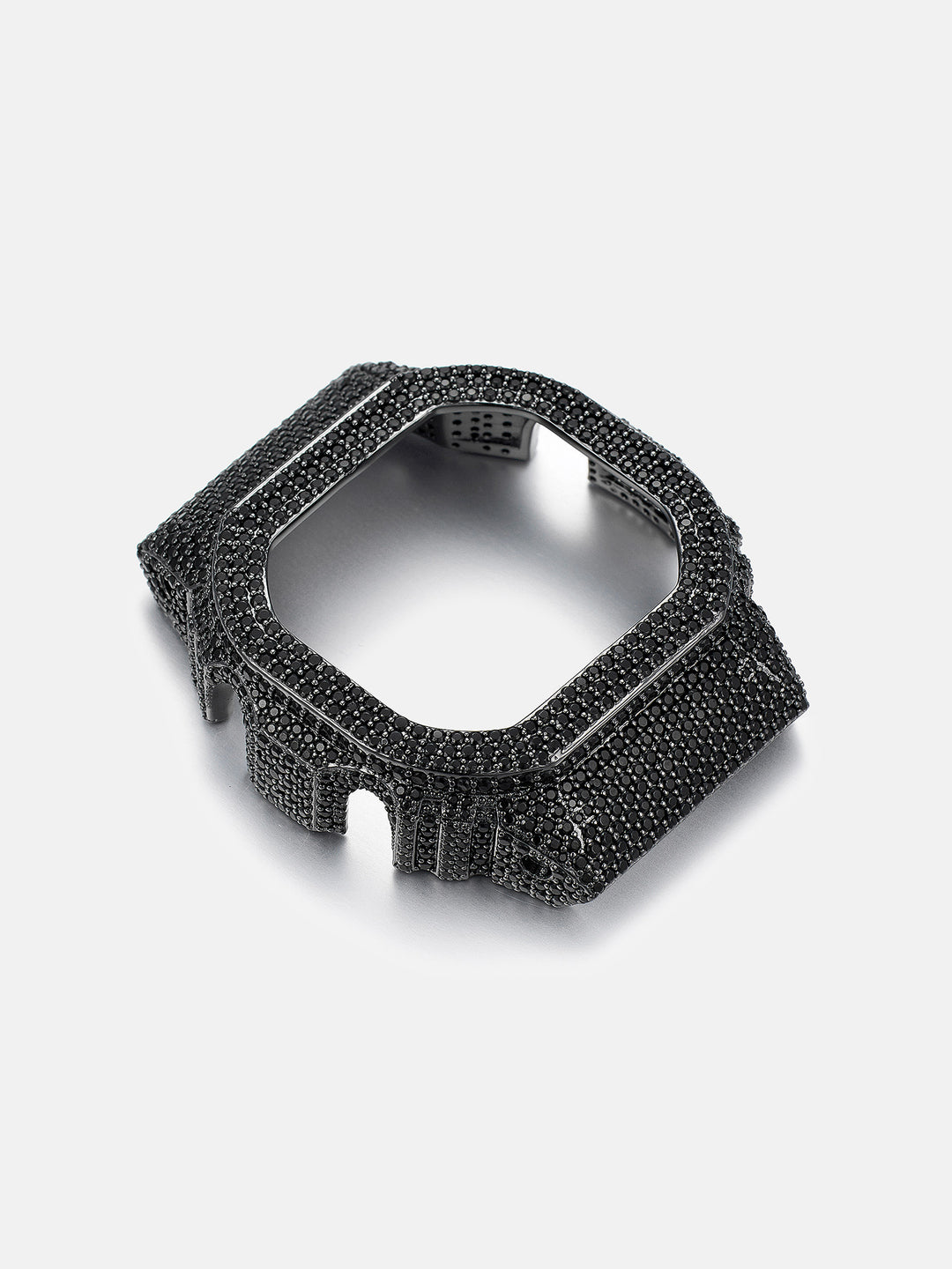 Iced Out Black Moissanite Bezel For DW-5600UBB Watch