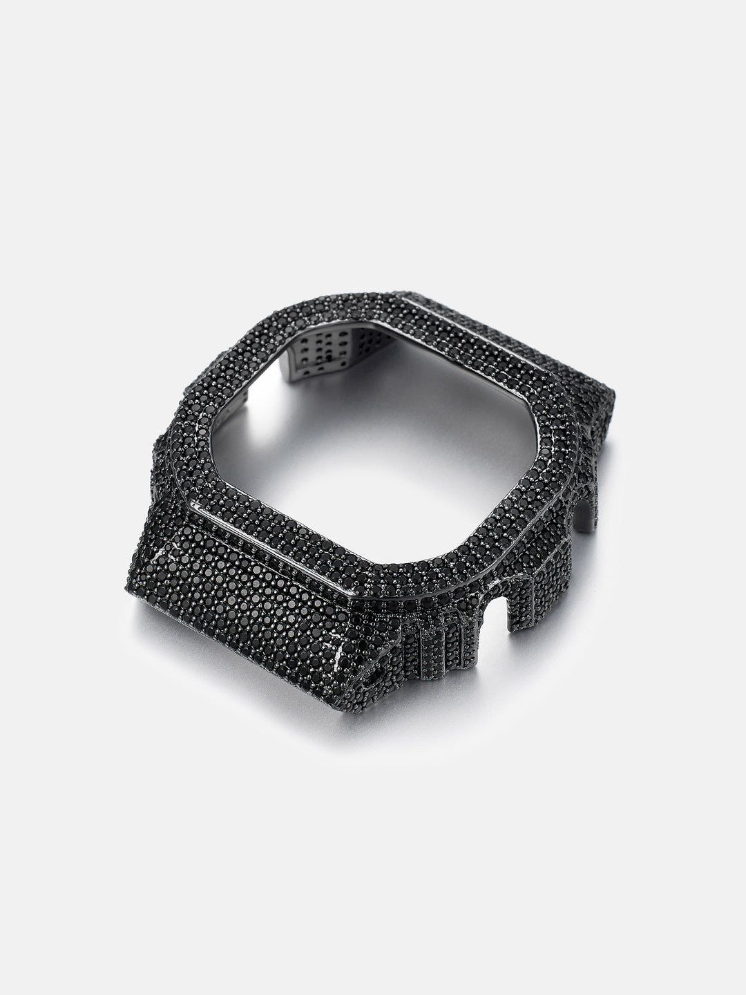Iced Out Black Moissanite Bezel For DW-5600UBB Watch