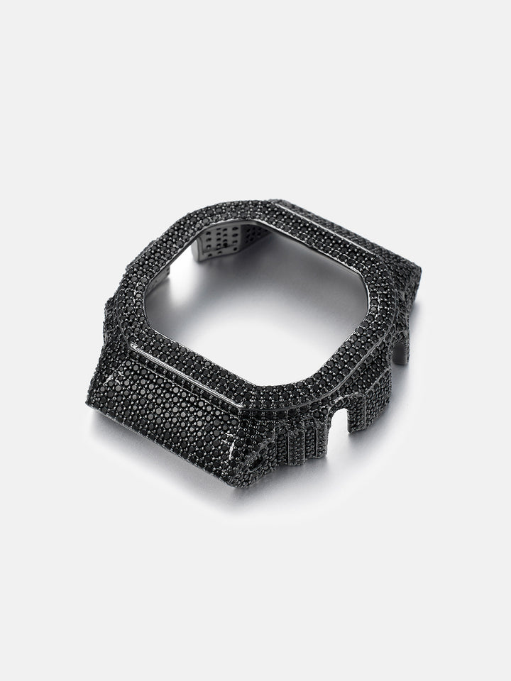 Iced Out Black Moissanite Bezel For DW-5600UBB Watch