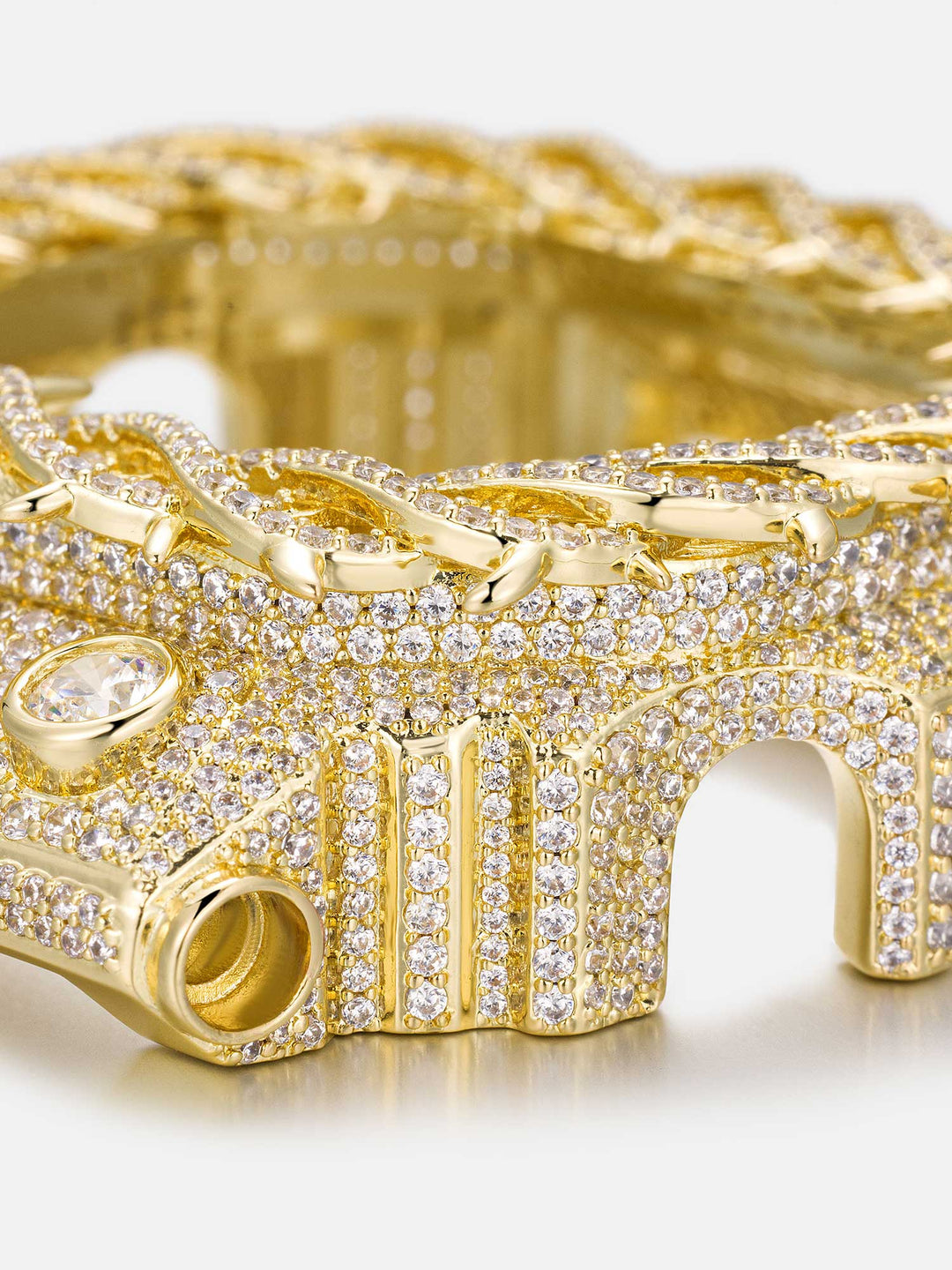 Iced Out Fang Claw Moissanite Bezel For GX-56UBB-1JF Watch