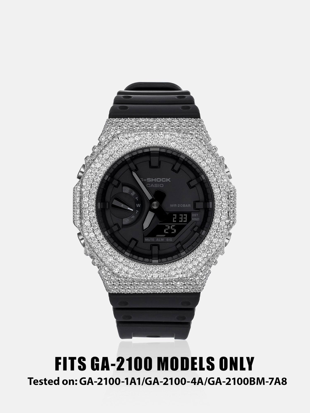 Iced Out Moissanite Bezel For GA-2100 Watch