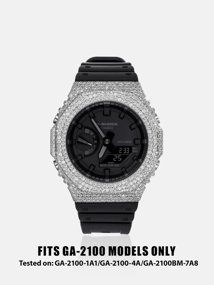 Iced Out Moissanite Bezel For GA-2100 Watch